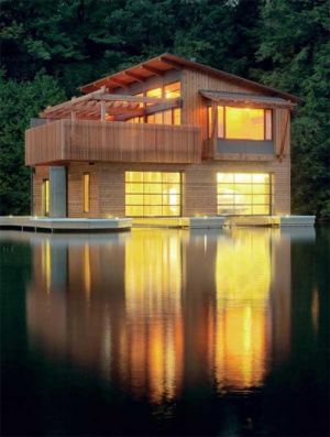 Modern-Wooden-Boathouse - photo gallery luscious outdoor living - mylusciouslife.jpg